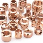 CNC Turned Copper Metal Spare Parts CNC Turning Machining Metal Lathe Parts