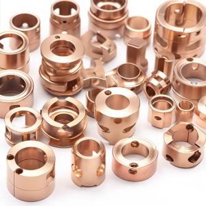 China CNC Turned Copper Metal Spare Parts CNC Turning Machining Metal Lathe Parts Service factory
