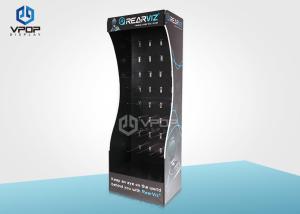 China Elegant Cardboard Floor Displays With Metal Hook factory