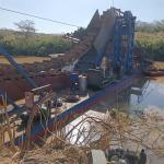 7000m³ 12 Inch 300 Cubic Gold Dredging Machine For Riverside Gold Selection And