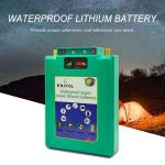 Lithium Ion 12V Deep Cycle Gel Battery 50ah 80ah Camping Storage Battery