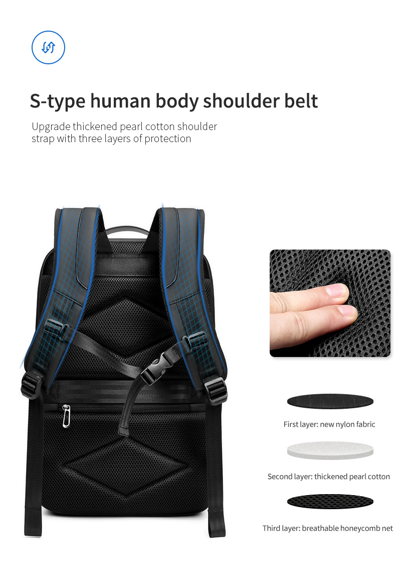 Wholesale new bag usb charging anti theft men mochilas escolares waterproof bagpack backpack bag laptop backpacks for men