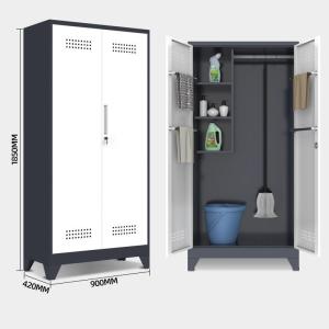 China KD Structure Metal Tools Storage Locker Steel Cleaning Cabinet factory