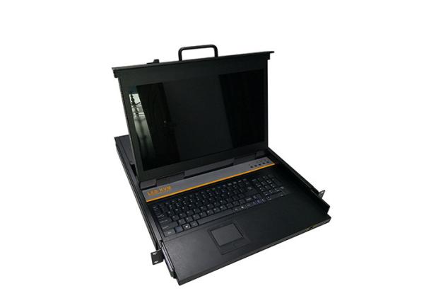 China 1400*900 KVM Monitor Switch 16 Ports With 104 Key Notebook Keyboard factory