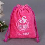 Shopping Cute Cotton Canvas Drawstring Bag With Heat Transfer Digital Printing