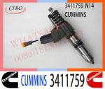 ISO Approved Genuine Excavator 3411759 CUMMINS Fuel Injector