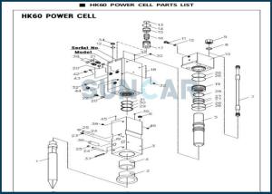 China D6691500 Hydraulic Breaker Seals Repair Kit For HK60 In Hydraulic Hammer factory