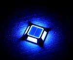 Aluminum Solar Deck Led Lights For Pathway Waterproof Powered Square