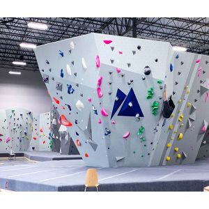 China Reinforced Indoor Climbing Wall Panels , Plastic Rock Wall For Swing Set on sale