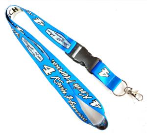 China Cheap Wholesale Custom Logo Neck Strap Polyester Woven Nylon Printing Sublimation Ribbon Heat Transfer ID Card Holder factory