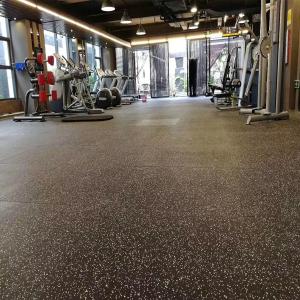 China New Arrival 1000*1000mm Square Club Rubber Tiles Shock Absorption ≥0.7mm For Professional Training factory
