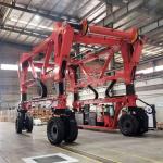 80T Container Straddle Crane, Mobile Gantry Crane Truck, Container Stacker,