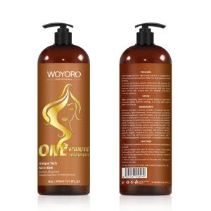 China Deep Repair One Minute 500ml Keratin Treatment For Curl Hair factory
