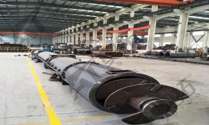 China Industrial Screw Conveyor / Screw Type Conveyor System 10t/h - 1500 t/h factory