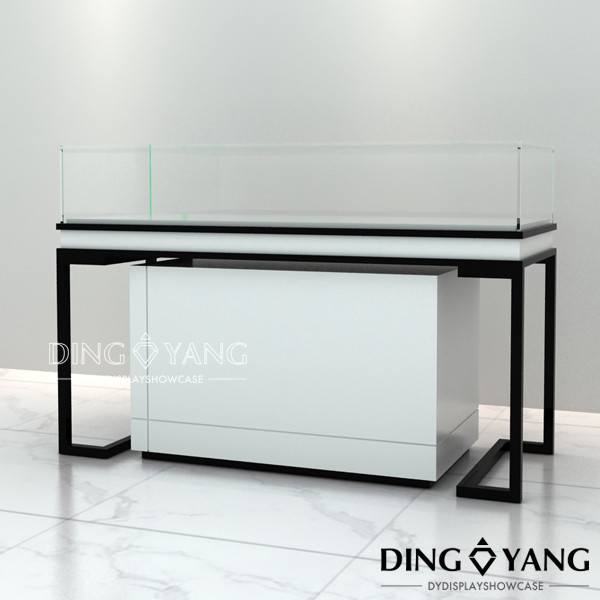 China 1200x550x950mm Lock Installed MDF Jewelry Store Counter factory