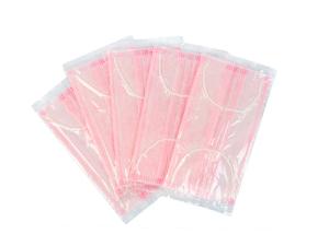 China Tattoo Accessories Pink Disposable Medical Mask Breathable Mouth Masks factory