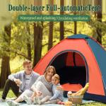 3 Season Fiberglass Frame 210D Oxford Instant Backpacking Tent