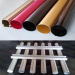 Aluminum Round Tube Kitchen Ceiling Tiles Suspended Metal Aluminium Profile