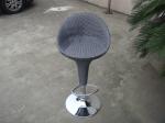 Pool Resin Wicker Bar Set , Outdoor Garden Rattan Bar Furniture