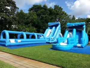 China Ultimate Wave Huge Inflatable Water Slides Childrens Kidwise Water Slide Bounce House on sale