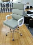 High Back Soft Pad Executive Chair , Modern Executive Office Chair Gray Color