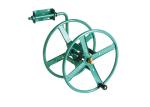 100ft Green Steel Swivel Hose Reel Anti Rust Home Yardworks Metal Hose Reel