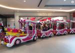 Luxury Cartoon Trackless Train Amusement Ride With Stainless Steel Material