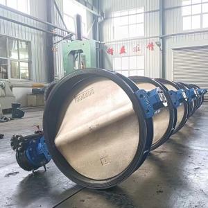 China Handle Butterfly Valve Ductile Iron Manual Wafer Type Soft Seal Butterfly Valve DN50 100 150 200 factory