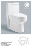 Rimless Dual Flush One Piece Toilet Sanitary Ware Complete Toilet