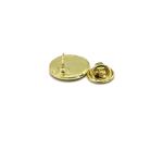 3D Solid Gold Mens Diamond Cufflinks For Shirt 1.7cm Size OEM