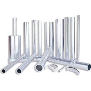 China Extruded Powder Coated Aluminum Tube factory