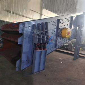 China Three Layers Stone Circular Vibrating Screen Q245 Carbon Steel Material factory