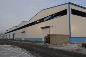 China Q355B Multi Ridge Multi Span Prefabricated Steel Structure Building Electric Heating Plant factory