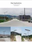 New Energy Saving IP65 Waterproof Slim Integrated All in One Solar Street Light