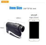 6X Night Vision Golf Range Finder Laser Binoculars Range Speed Finder