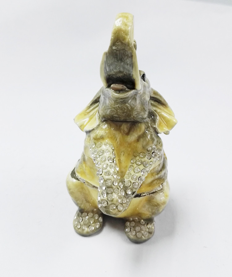 elephant trinket box alloy jewelry box home decoration jewelry box