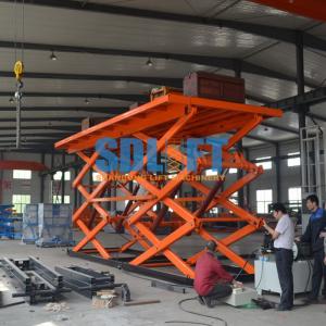 China 12T 6M Double Scissor Lift Table factory