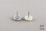 Sensormatic Hard Tag Pin Smooth Or Grooved Nail Surface Stainless Steel Material