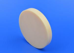 China Electrical Insulation Alumina Ceramic Block Round Shape Wear Resistant factory