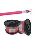 5000000000 ExactCables-2C 1.0mm2 Copper Conductor Shielded Red Twisted Pair Fire