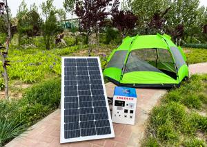 China Quick Charge Outdoor Solar Lighting System Polycrystalline Silicon 500W 220V factory