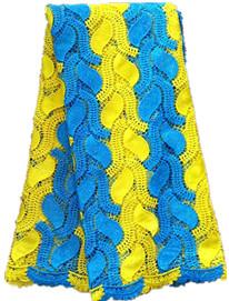 China F50284 51&quot;-52&quot; customizable new arrival african guipure lace fabric/ embroidery lace fabric for dress factory