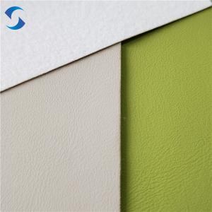 China Textured PVC Leather Embossed Leather Fabric for Home Textile and Decoration synthetic leather fabric factory