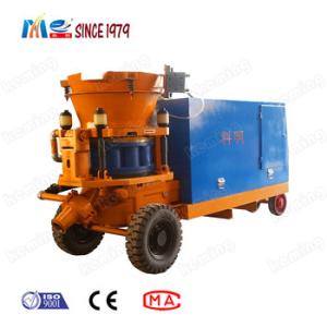 China Blue Yellow Red Dry Shotcrete Machine 500kg Concrete Spraying Machine factory