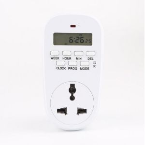 universal EU Plug Digital Display Energy Saving Programmable Electronic Socket