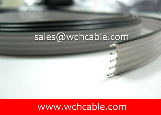 XLPE Flat Ribbon Cable UL21016 #26AWG 8Pins 1.0mm Pitch Crossed Linked XL-PE