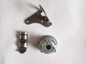 China Small Iron Sheet Metal Stamping Parts Cutting And Bending Process Galvanized Finish factory