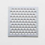 Galvanized Square Hole Perforated Sheet For Audio Speaker Grilles