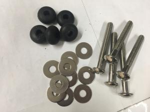 China Slotted screw stainless steel S316 large flat head slotted screw factory