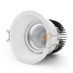 Deep Reflector LED Ceiling Spotlights White Black RoHS Led Commercial Downlights